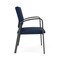 Lesro Newport Wide Guest Chair Metal Frame, Charcoal, MD Ink Upholstery NP1201 - alternate 2